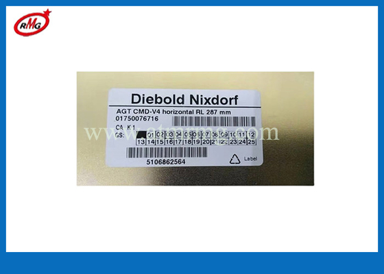 1750076716 ชิ้นส่วนเครื่องจักร ATM Wincor Nixdorf Transport AGT CMD-V4 แนวนอน RL 287mm Chasis